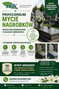 Sprzątanie nagrobków.